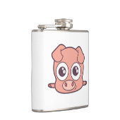 Schattige varken clipart heupfles (Rechts)