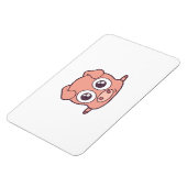 Schattige varken clipart magneet (Linkerzijde)