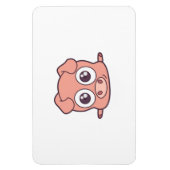 Schattige varken clipart magneet (Verticaal)