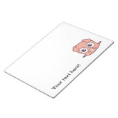 Schattige varken clipart notitieblok (Schuin)