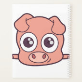 Schattige varken clipart planner (Achterkant)