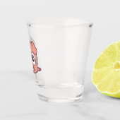 Schattige varken clipart shot glas (Rechts)