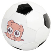 Schattige varken clipart voetbal (Drie kwart)