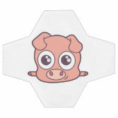Schattige varken clipart voetbal (Enkel)