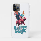 Schattige Varken met Kleurrijke vleugels | Geloof  Case-Mate iPhone Case (Achterkant)