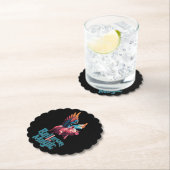 Schattige Varken met Kleurrijke vleugels | Geloof  Kartonnen Onderzetters (Insitu)