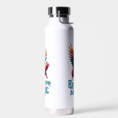 Schattige Varken met Kleurrijke vleugels | Geloof  Waterfles (Links)