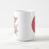 Schattige varken naam toevoegen koffiemok (Center)