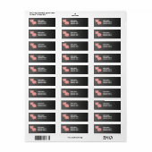 Schattige varken; nepkoolstofvezel etiket (Full Sheet)