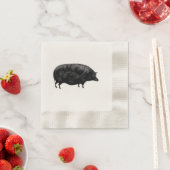 Schattige  varken servet (Insitu)