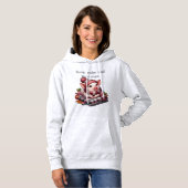 Schattige varkensillustratie en Schattigee slogan Hoodie (Voorkant volledig)