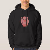 Schattige varkensstapels hoodie (Voorkant)