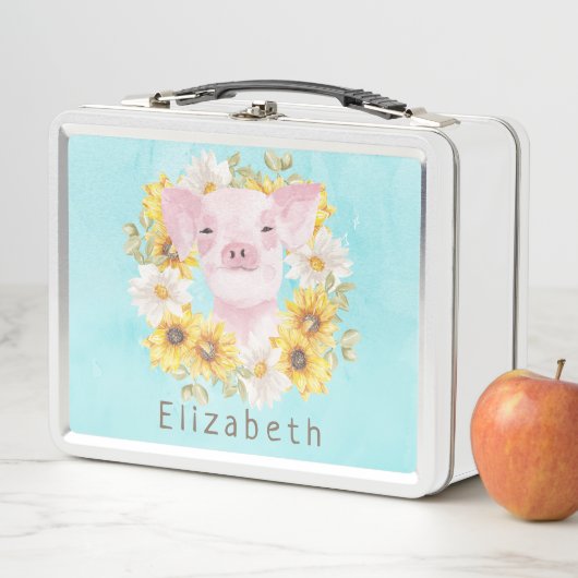 Schattige Varkensstok | Je eigen naam metaal lange (In situ)