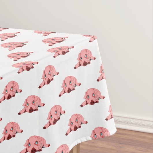 Schattige Varkenstafelkleed Tafelkleed (Voorbeeld)