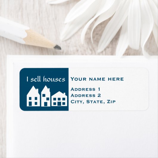 Schattige vastgoed etiket (Insitu)