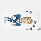 Schattige Vector Cartoon Superpapa Case-Mate iPhone Case (Achterkant (horizontaal))