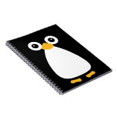 Schattige Vector Pinguïn Notitieboek (Rechterzijde)