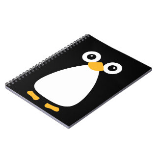 Schattige Vector Pinguïn Notitieboek