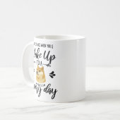 Schattige veel wow! Dogecoin Meme Hold Koffiemok (Voorkant links)