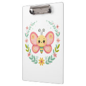 Schattige, veer/vlinder klembord (Links)