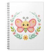 Schattige, veer/vlinder notitieboek (Voorkant)