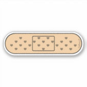 Schattige verband in huidtype 1 sticker (Voorkant)