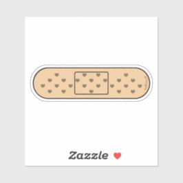 Schattige verband in huidtype 1 sticker