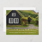 Schattige verbindend hartdoopvont Ons nieuw huis Briefkaart (Voorkant / Achterkant)