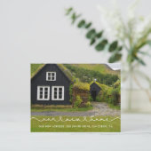 Schattige verbindend hartdoopvont Ons nieuw huis Briefkaart (Staand voorkant)