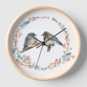 Schattige verf van Bluebird Couple (Voorkant)