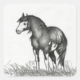 Schattige verfpaard Stickers
