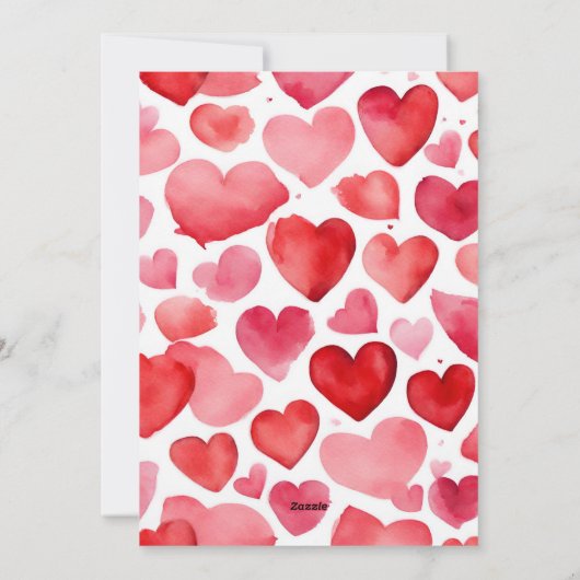 Schattige verhalenboek Puppy Happy Valentijns  Feestdagenkaart (Achterkant)