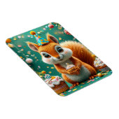 Schattige Verjaardag Eekhoorn Magneet (Rechterzijde)