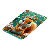 Schattige Verjaardag Eekhoorn Magneet (Linkerzijde)