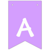 Schattige verjaardag met konijnenthema vlaggetjes (Derde vlag)