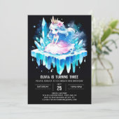 Schattige verjaardag Queen Princess Kaart (Staand voorkant)