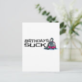 Schattige, "Verjaardagen zuigen" vacuüm Briefkaart (Staand voorkant)