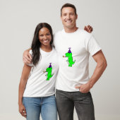 Schattige verjaardagsdinosaurus t-shirt (Unisex)