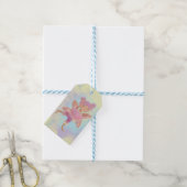 schattige verjaardagsfee cadeaulabel (Met Touw)
