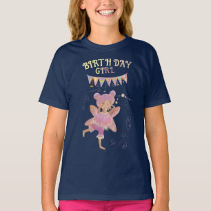 schattige verjaardagsfee t-shirt