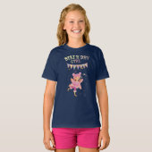 schattige verjaardagsfee t-shirt (Voorkant volledig)