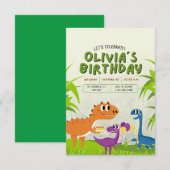 schattige verjaardagskaart kenmerken cartoon kaart (Voorkant / Achterkant)