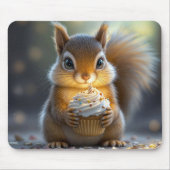 schattige verjaardagskuikens muismat (Voorkant)