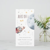 Schattige verjaardagsuitnodiging voor elke leeftij bedankkaart (Staand voorkant)