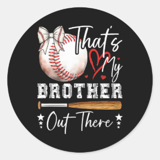 Schattige verkopen zus dat is mijn broer daar ronde sticker