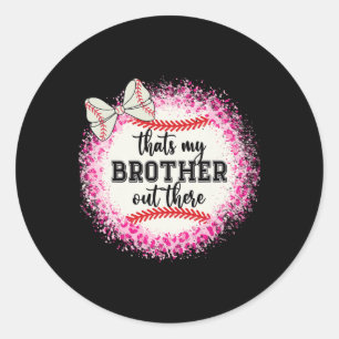 Schattige verkopen zus dat mijn broertje daar mam ronde sticker