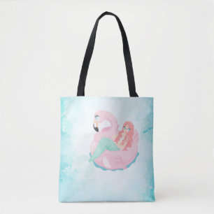 Schattige verkuilde zeemeermin, Zee Tote Bag