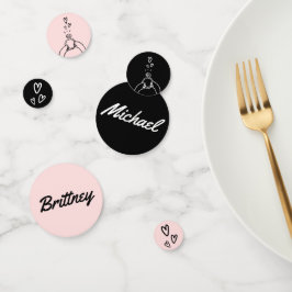 Schattige Verlovingen ring Confetti