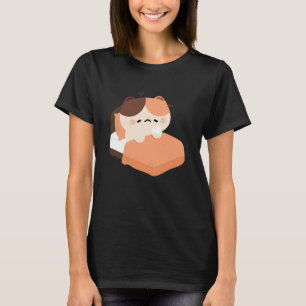 Schattige Vermoeide Kat T-shirt