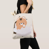 Schattige Vermoeide Tijger Tote Bag (Dichtbij)